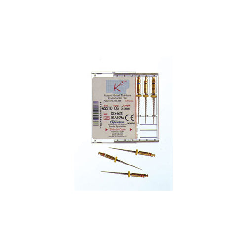 Kerr Dental 825-4400 K3 NiTi Rotary Endodontic Files 30mm #40 Taper .04 6/Pk Kerr Dental 825-4400 K3 NiTi Rotary Endodontic Files 30mm #40 Taper .04 6/Pk